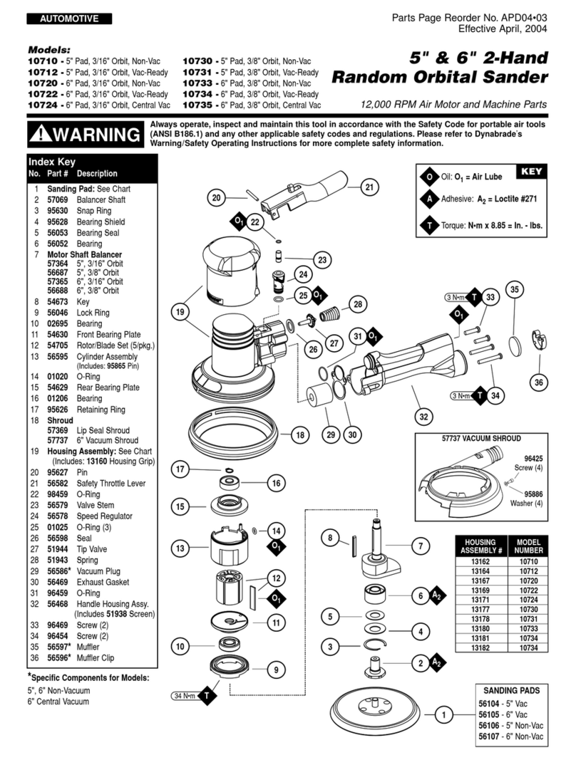Dynabrade 10710 User manual