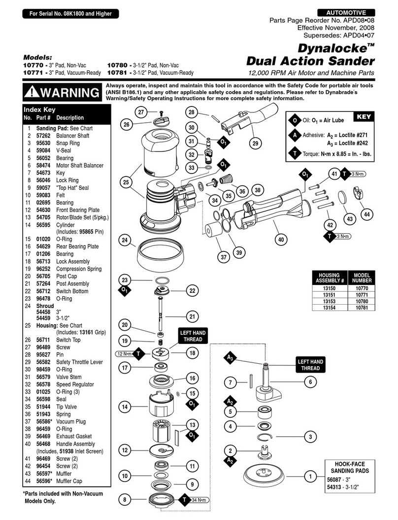 Dynabrade Dynalocke 10770 User manual