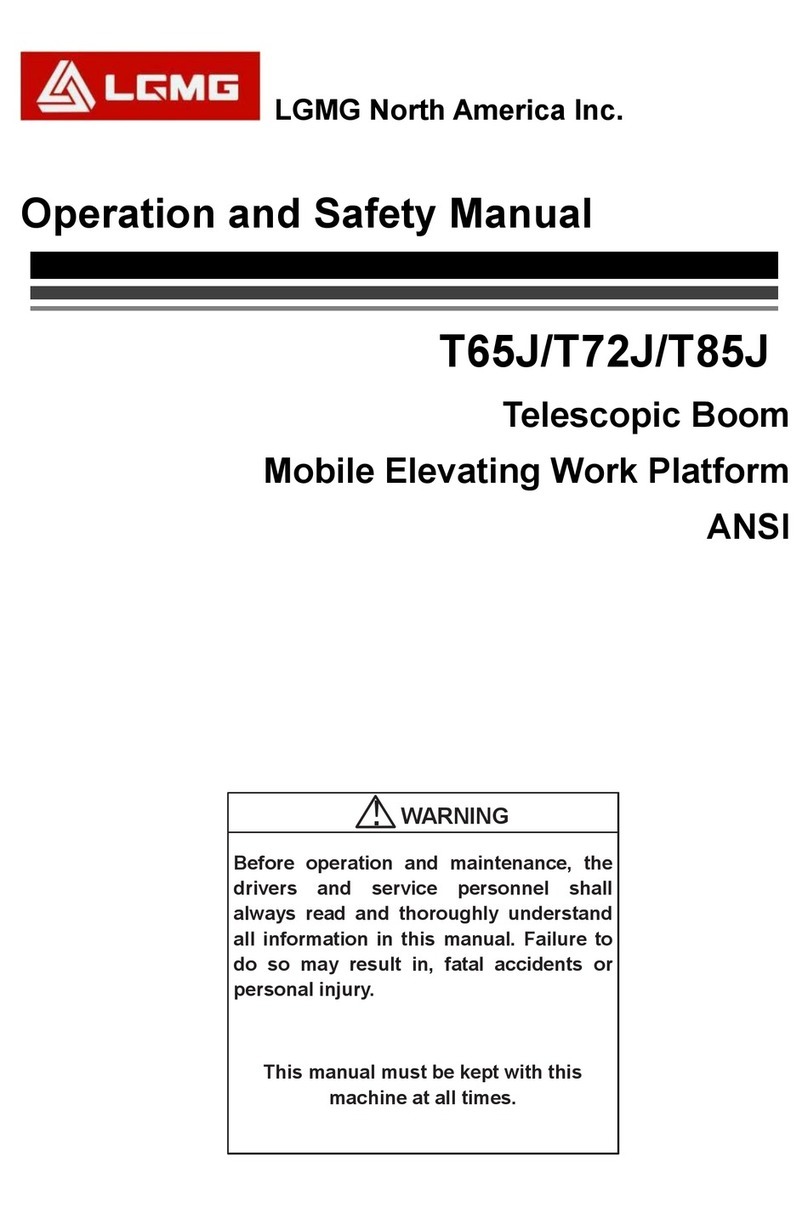 LGMG T65J Operation and safety manual