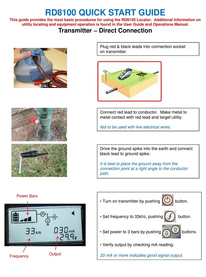 Radiodetection RD8100 quick start guide