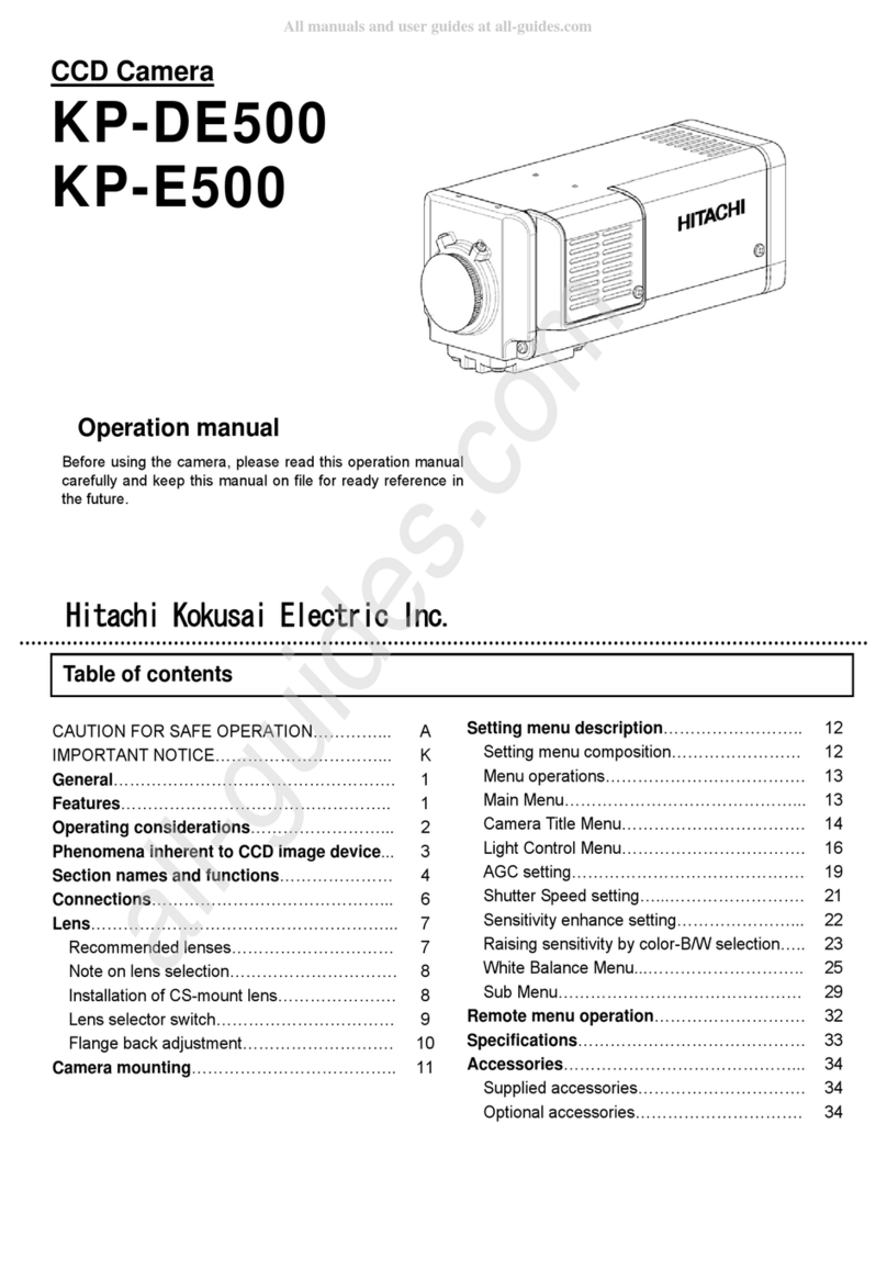 Hitachi Koki KP-DE500 Operation manual