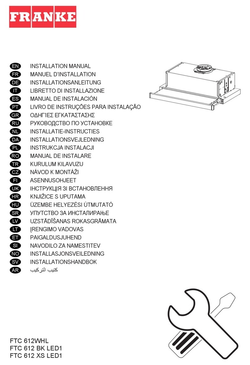 Franke FTC 612WHL installation manual