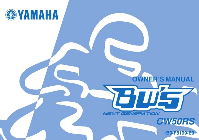 Yamaha BWS 2003 User manual
