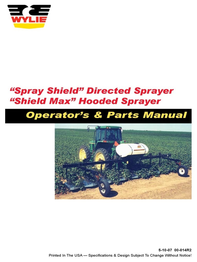 Wylie Spray Shield Operator's & parts manual