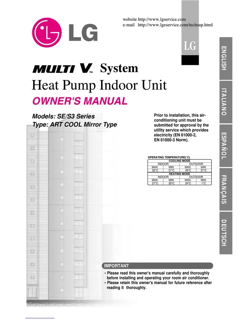 LG MULTI-V SE Series User manual