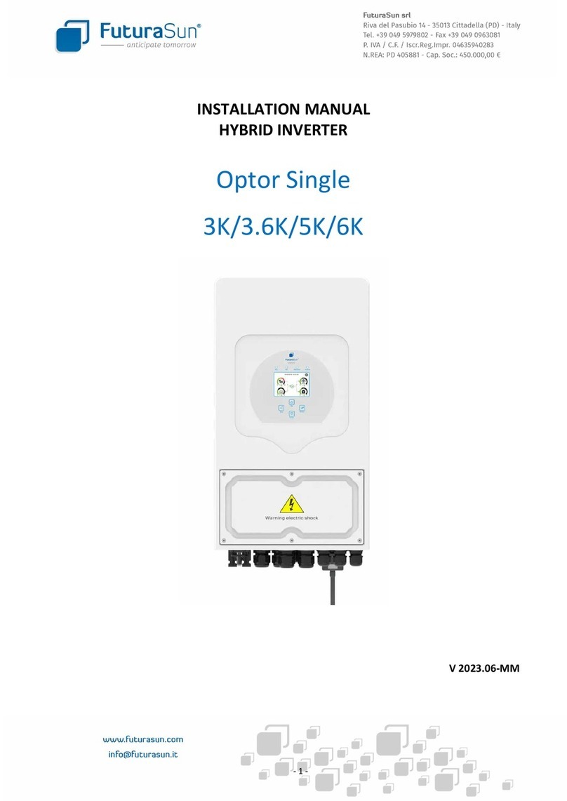 FuturaSun 3K installation manual
