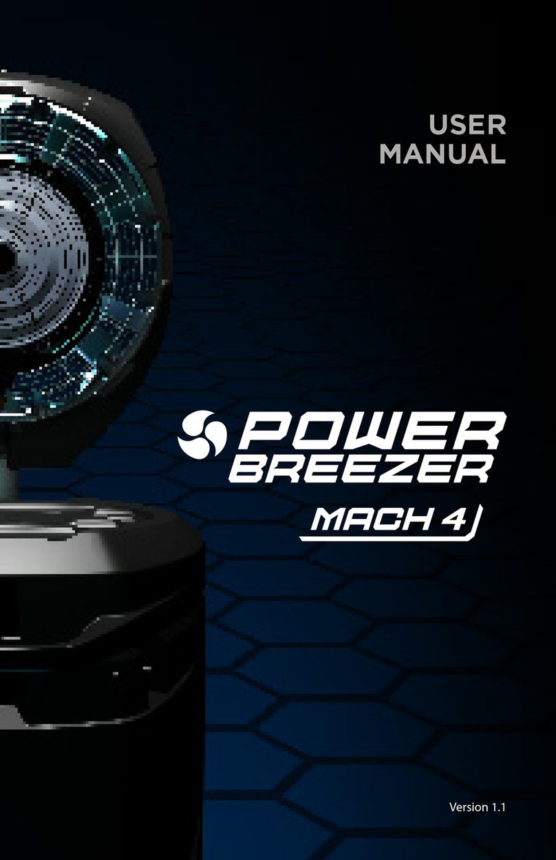 Power Breezer PB4MAX user manual
