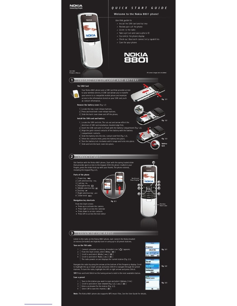 Nokia 8801 User manual Nokia 8801 User manual