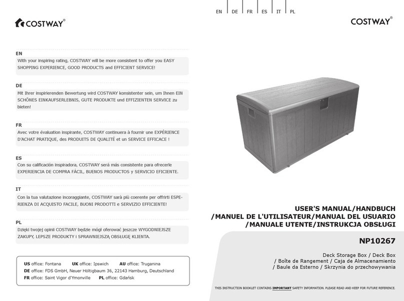 Costway NP10267 User manual