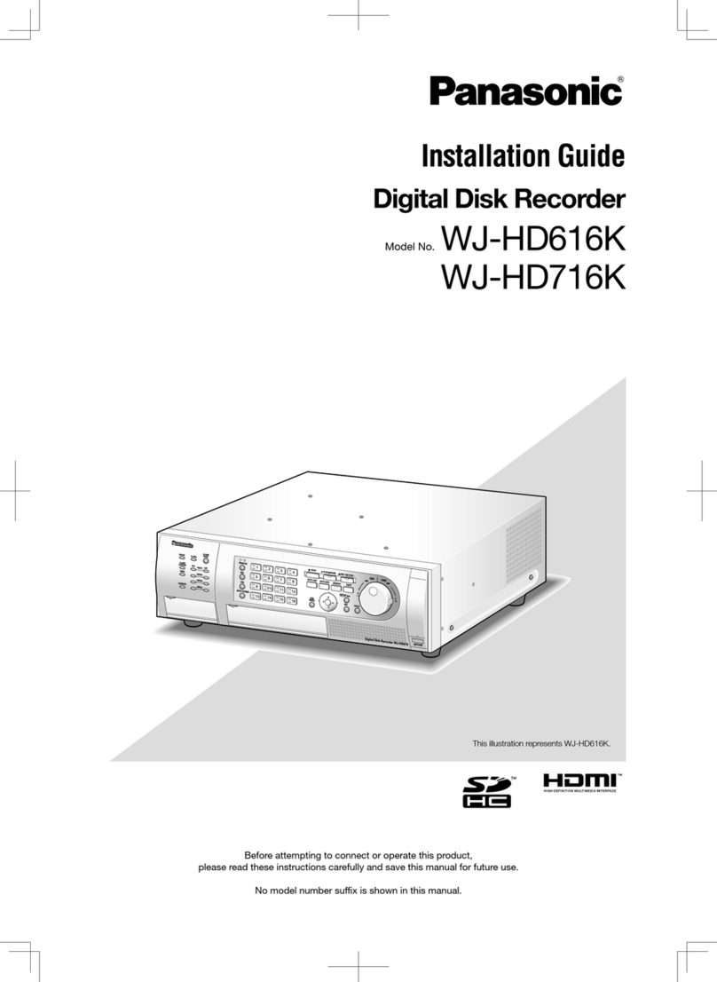 Panasonic WJ-HD716K User manual