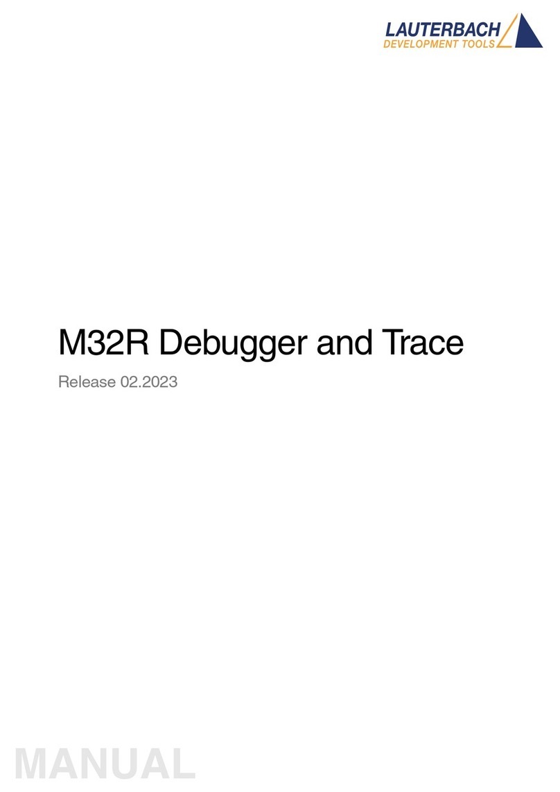 Lauterbach M32R User manual