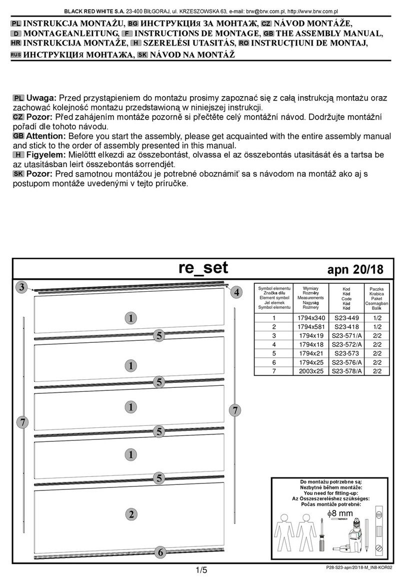 BRW apn 20/18 Assembly manual