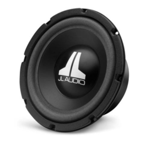 JL Audio 8W0-4 User manual
