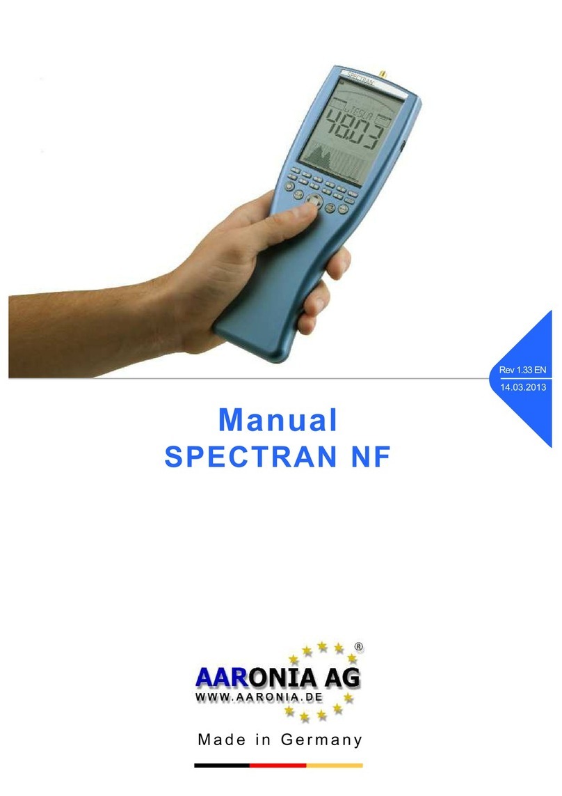Aaronia NF-5030S User manual