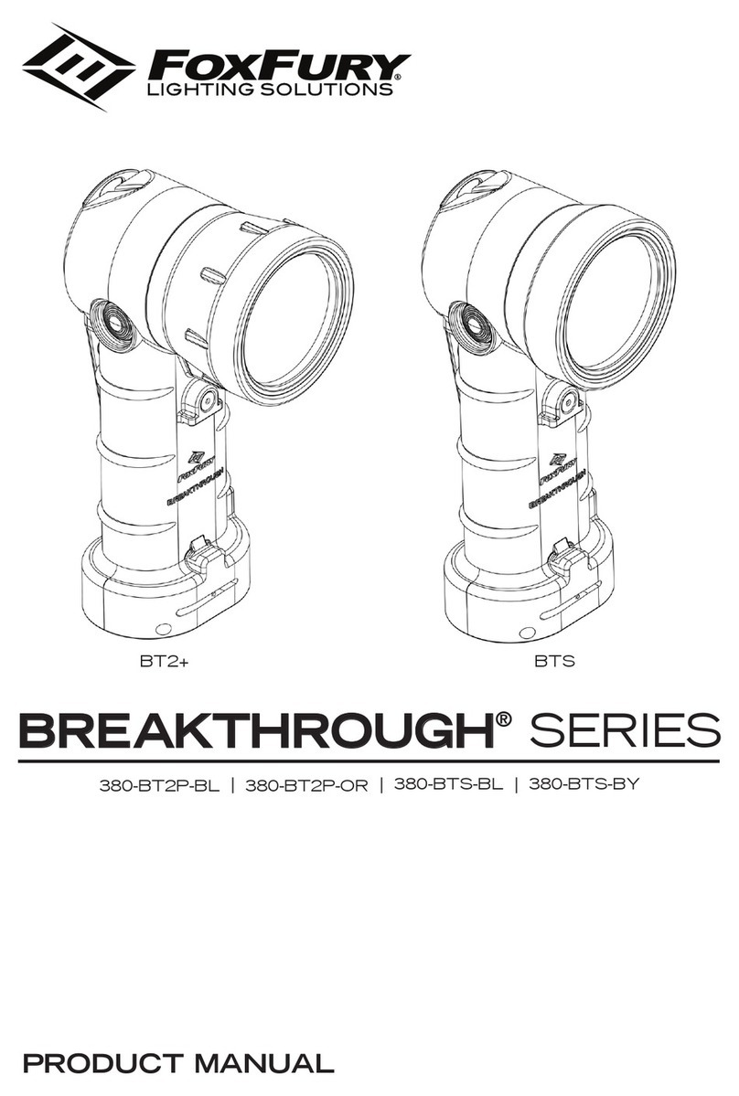 Foxfury Lighting Solutions 380-BTS-BL User manual