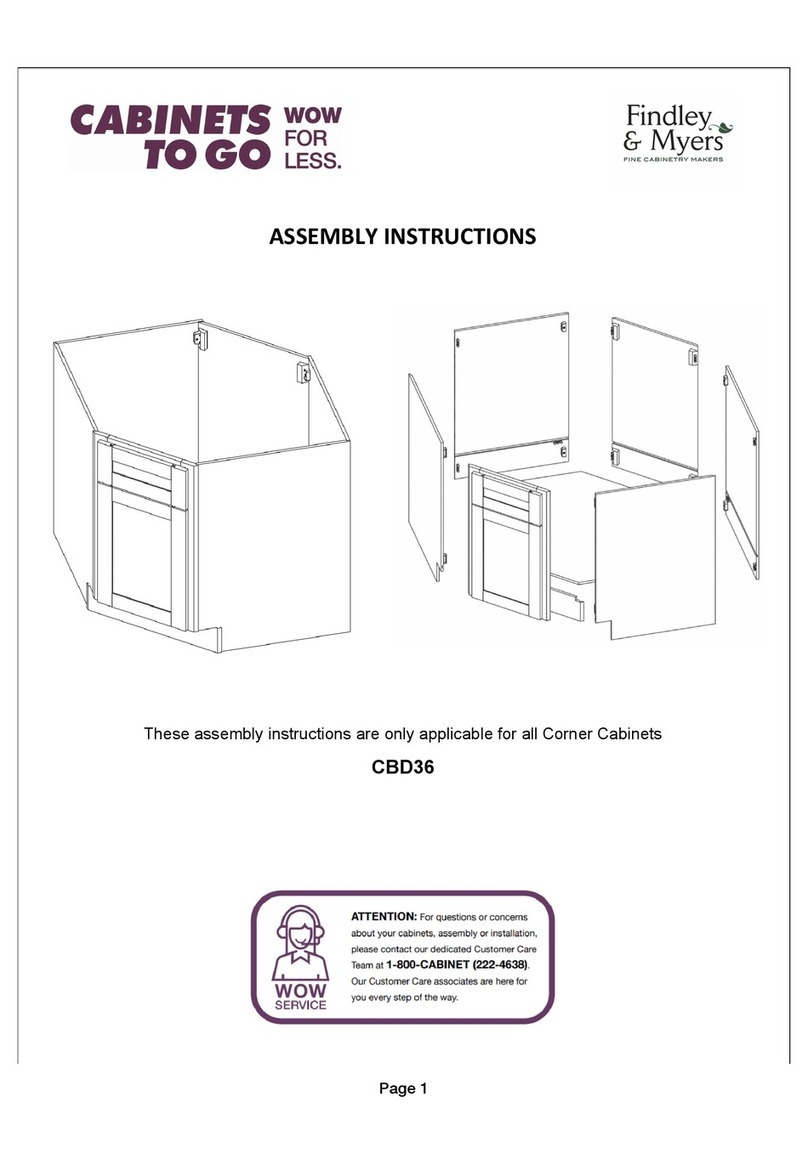 CABINETS TO GO Findley & Myers CBD36 Assembly instructions CABINETS TO GO Findley & Myers CBD36 Assembly instructions