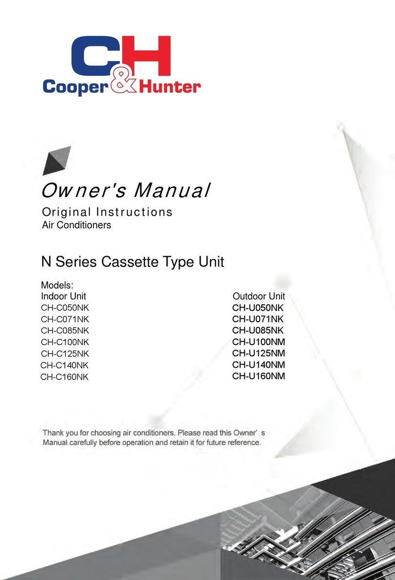 Cooper & Hunter N Series User manual Cooper & Hunter N Series User manual