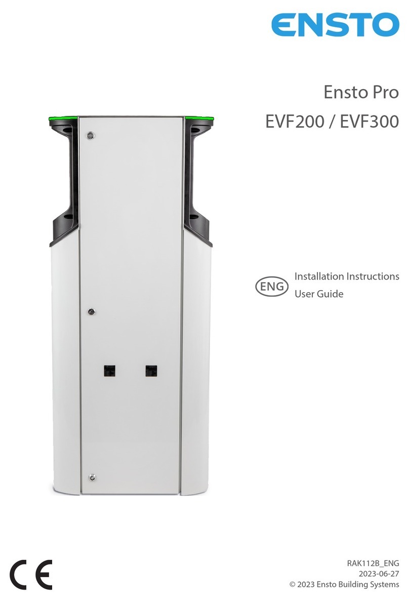 ensto Pro EVF200 Installation instructions & user guide