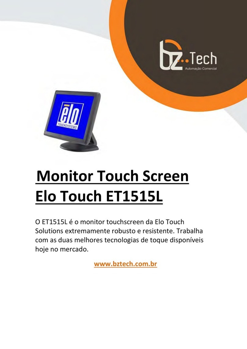 Tyco Electronics Elo Touch 1000 Series user guide