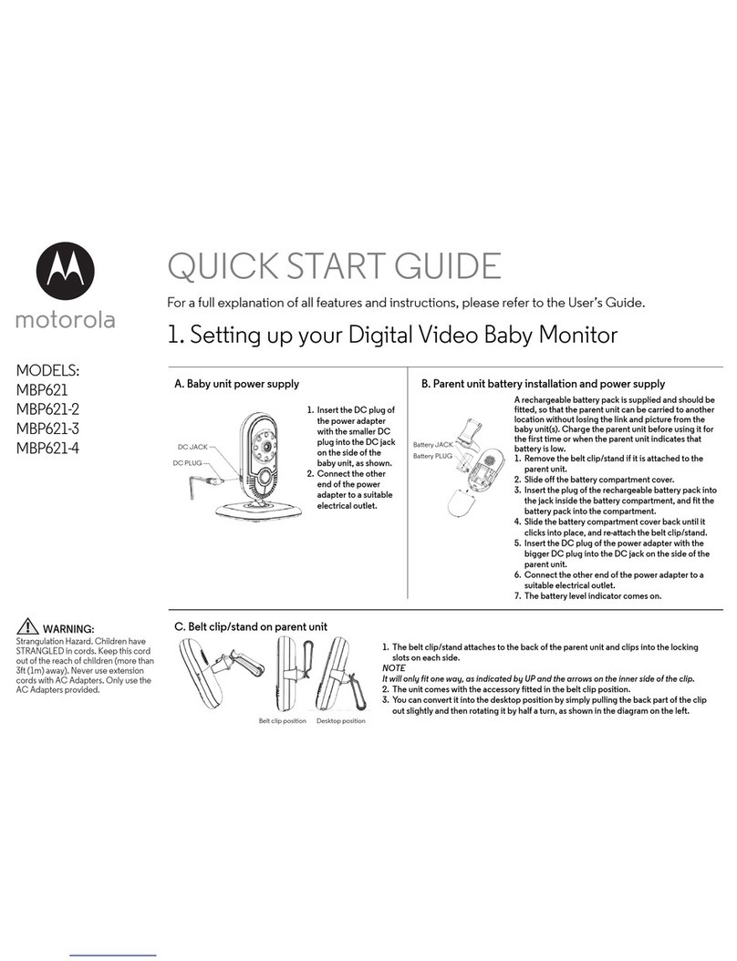 Motorola MBP621-3 User manual