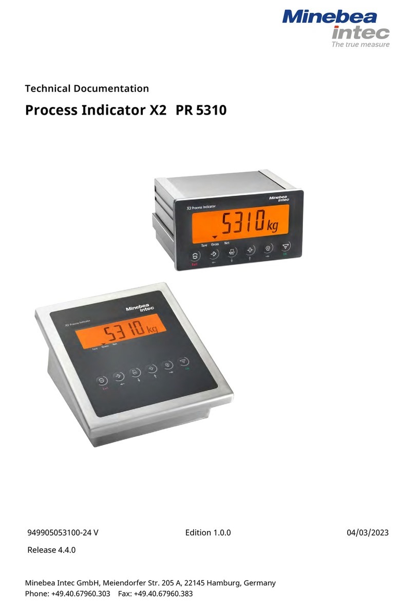 Minebea Intec PR 5310 Technical documentation