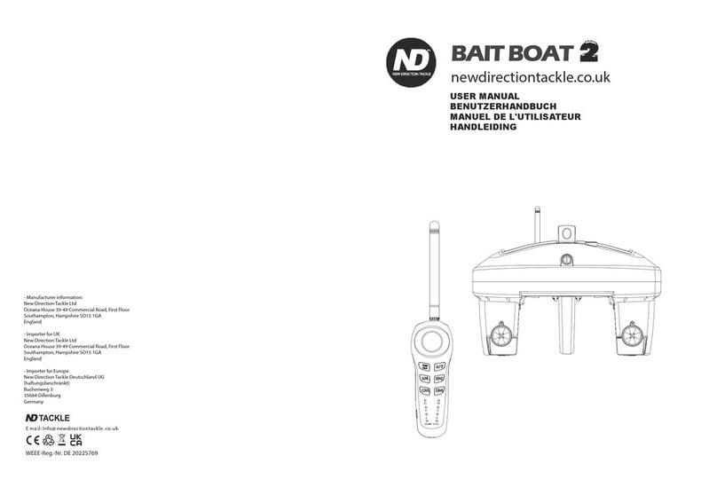 New Direction Tackle Bait Boat 2 user manual