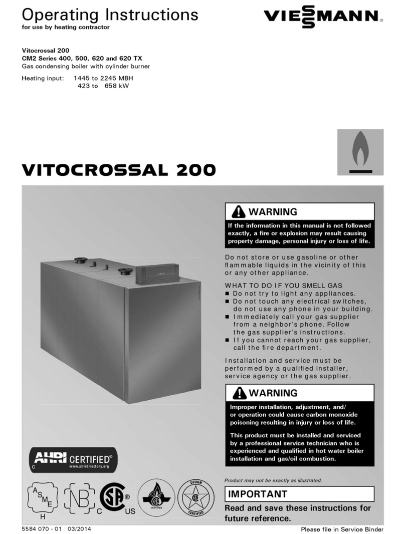 Viessmann CM2-620 TX User manual