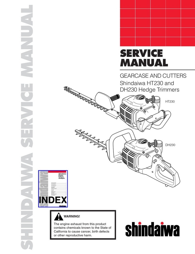 Shindaiwa HT230 Service manual