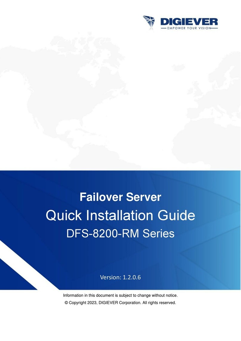 Digiever DFS-8200-RM Series User manual