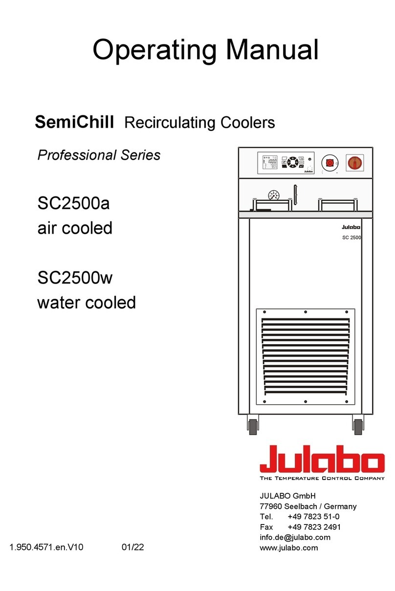 Julabo 950002503P3H0 operating manual