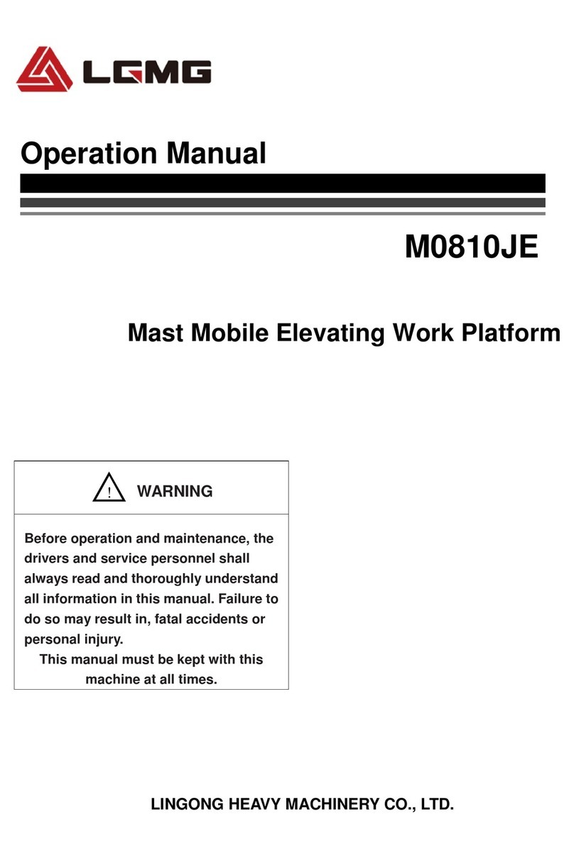 LGMG M0810JE Operation manual