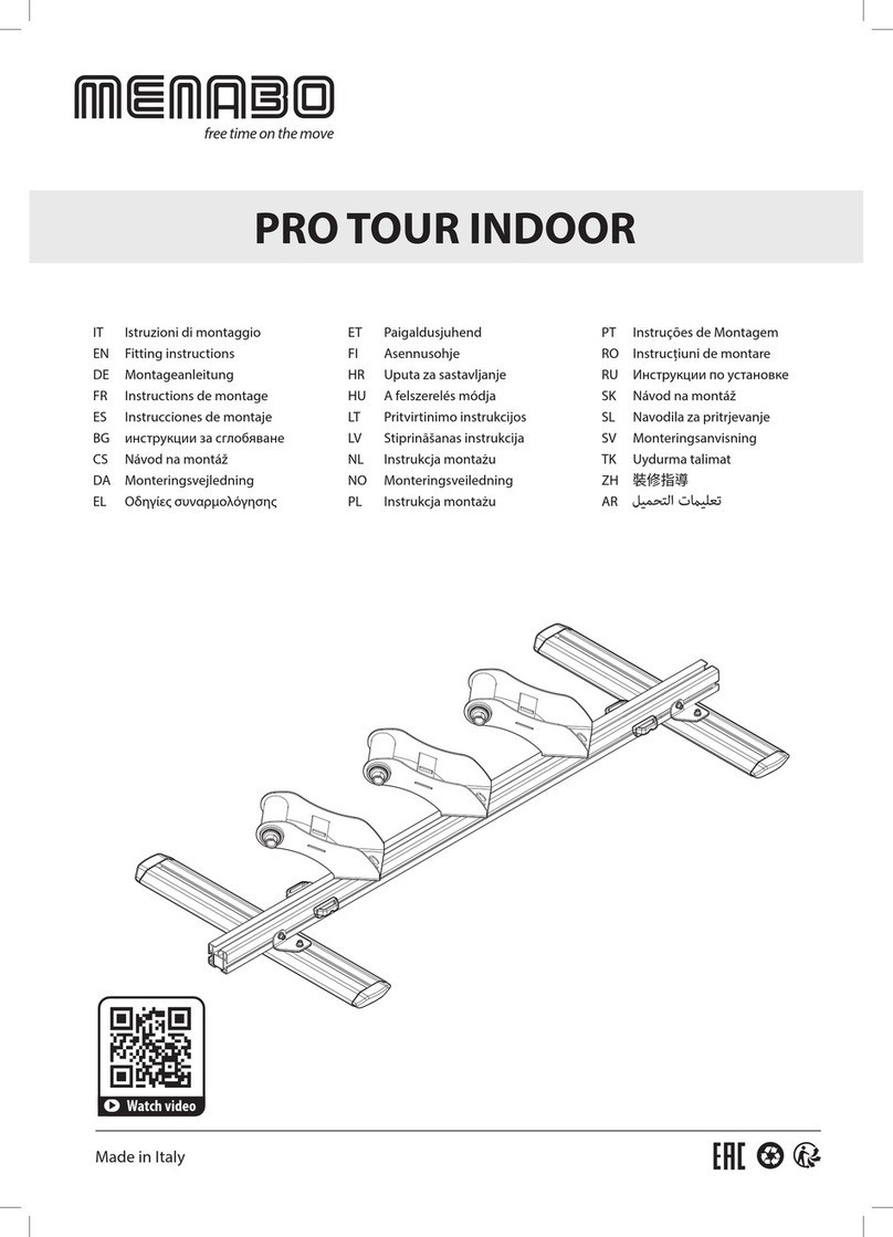 Menabo PRO TOUR INDOOR User manual