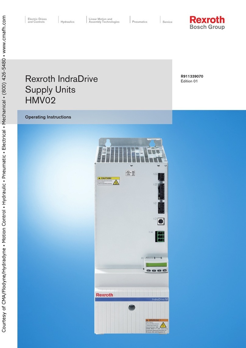 Bosch Rexroth IndraDrive HMV02 User manual