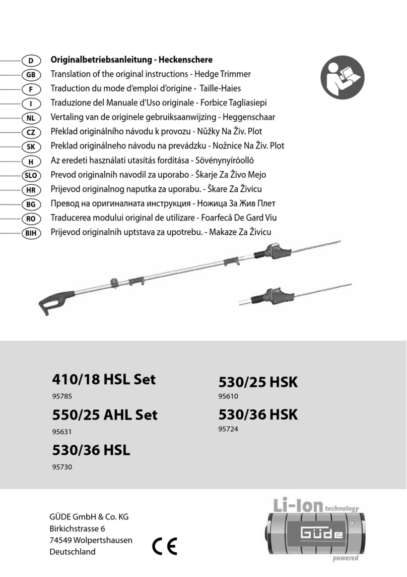 GÜDE 410/18 HSL Set instructions GÜDE 410/18 HSL Set instructions