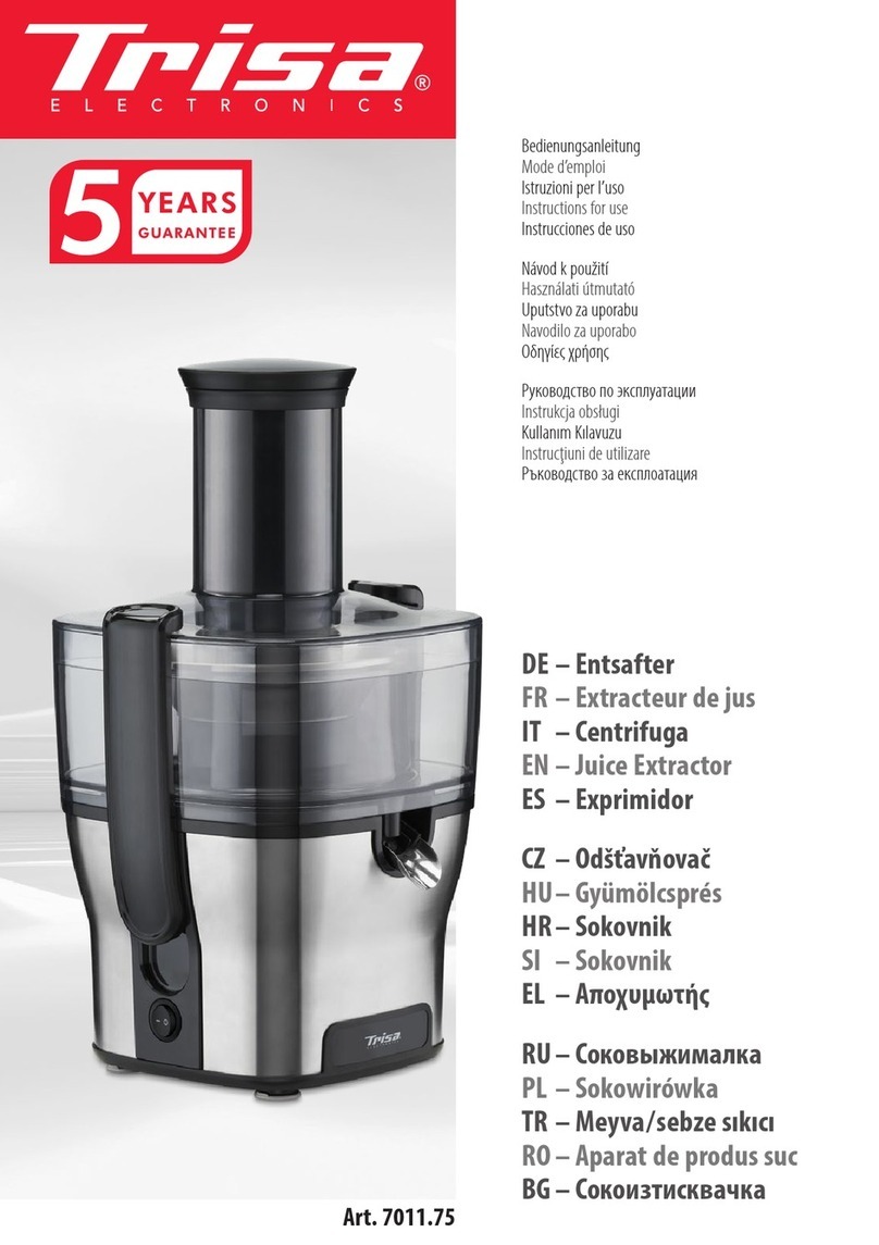 Trisa electronics 7011.75 Instructions for use