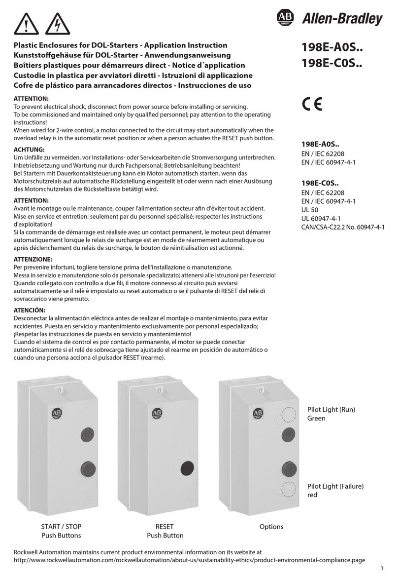 Allen-Bradley 198E-A0S Series User guide