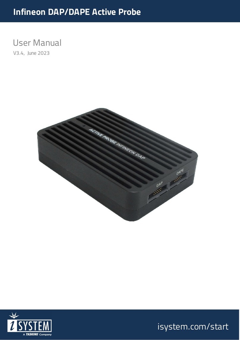 TASKING iSYSTEM Infineon DAP user manual