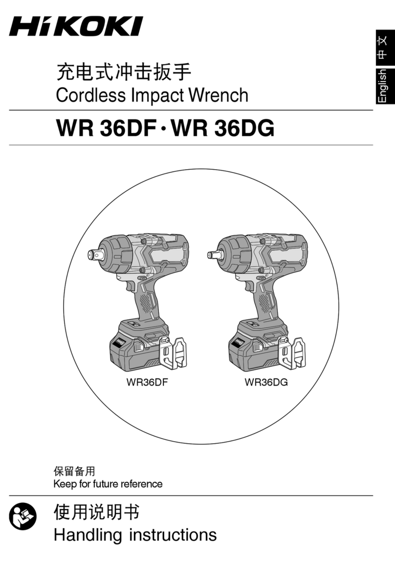 HIKOKI WR36DG User manual