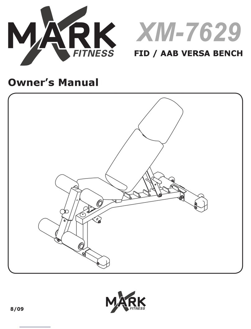 XMark Fitness XM-7629 owner's manual