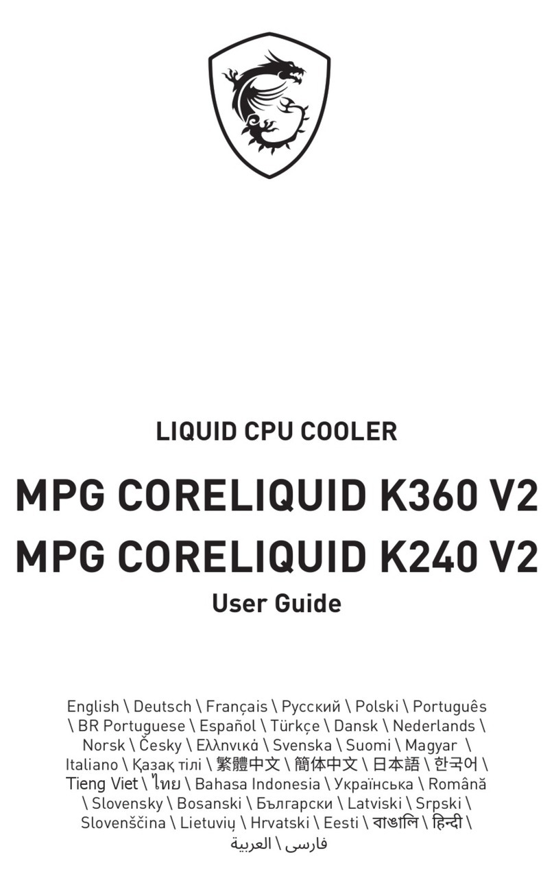MSI MPG CORELIQUID K360 V2 user guide