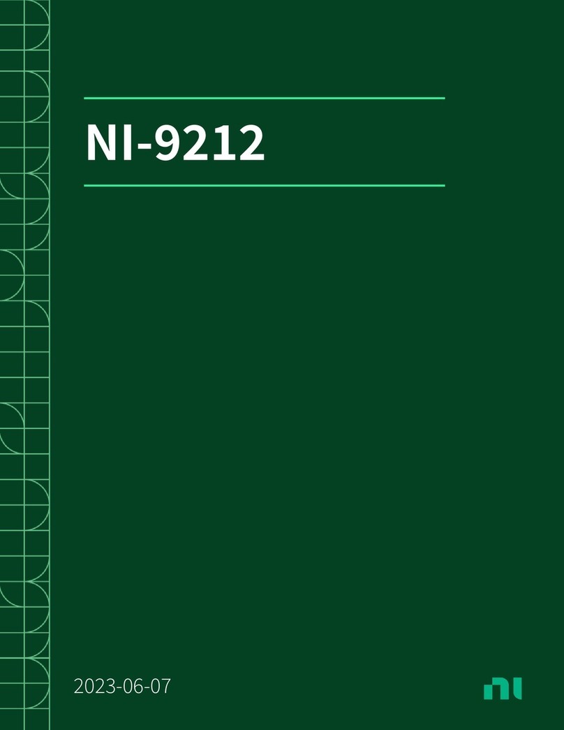 National Instruments NI 9212 User manual National Instruments NI 9212 User manual