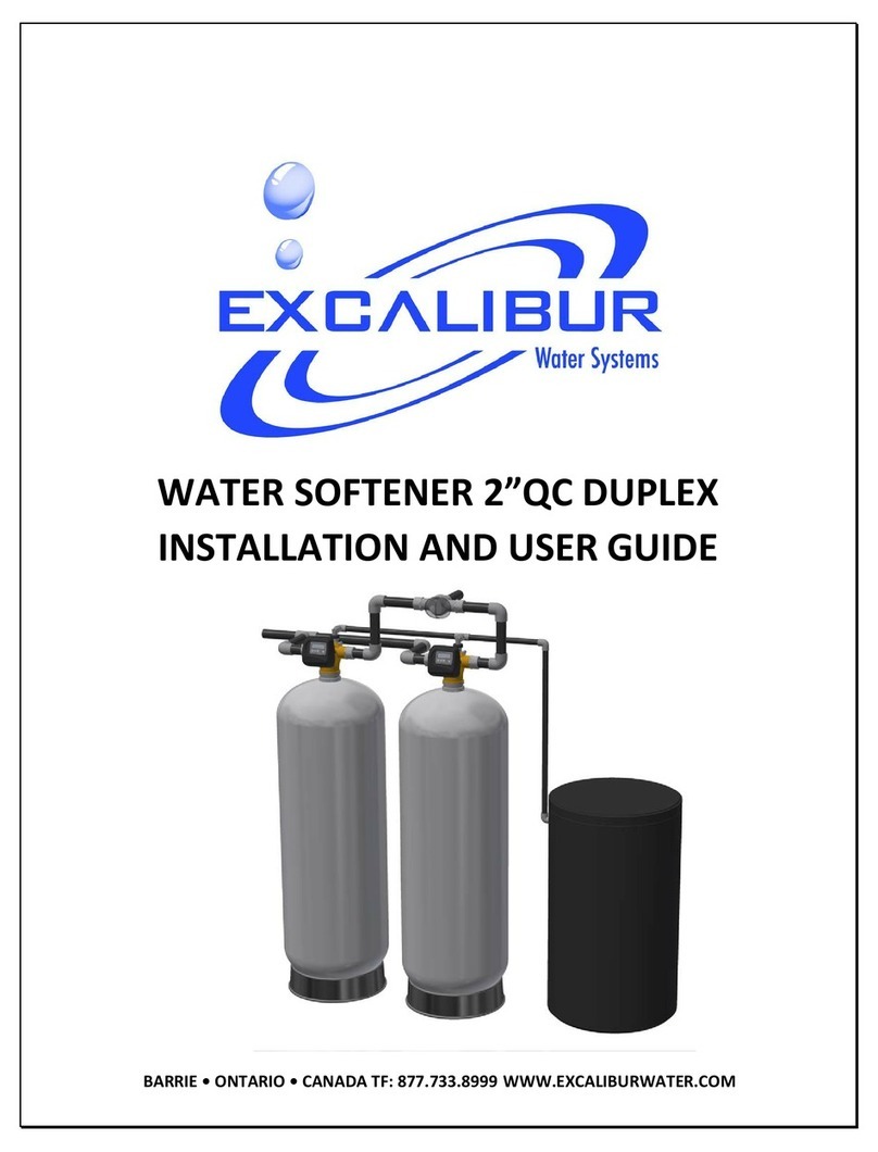 Excalibur Water Systems EWS SD2MQC120 Installation and user guide Excalibur Water Systems EWS SD2MQC120 Installation and user guide