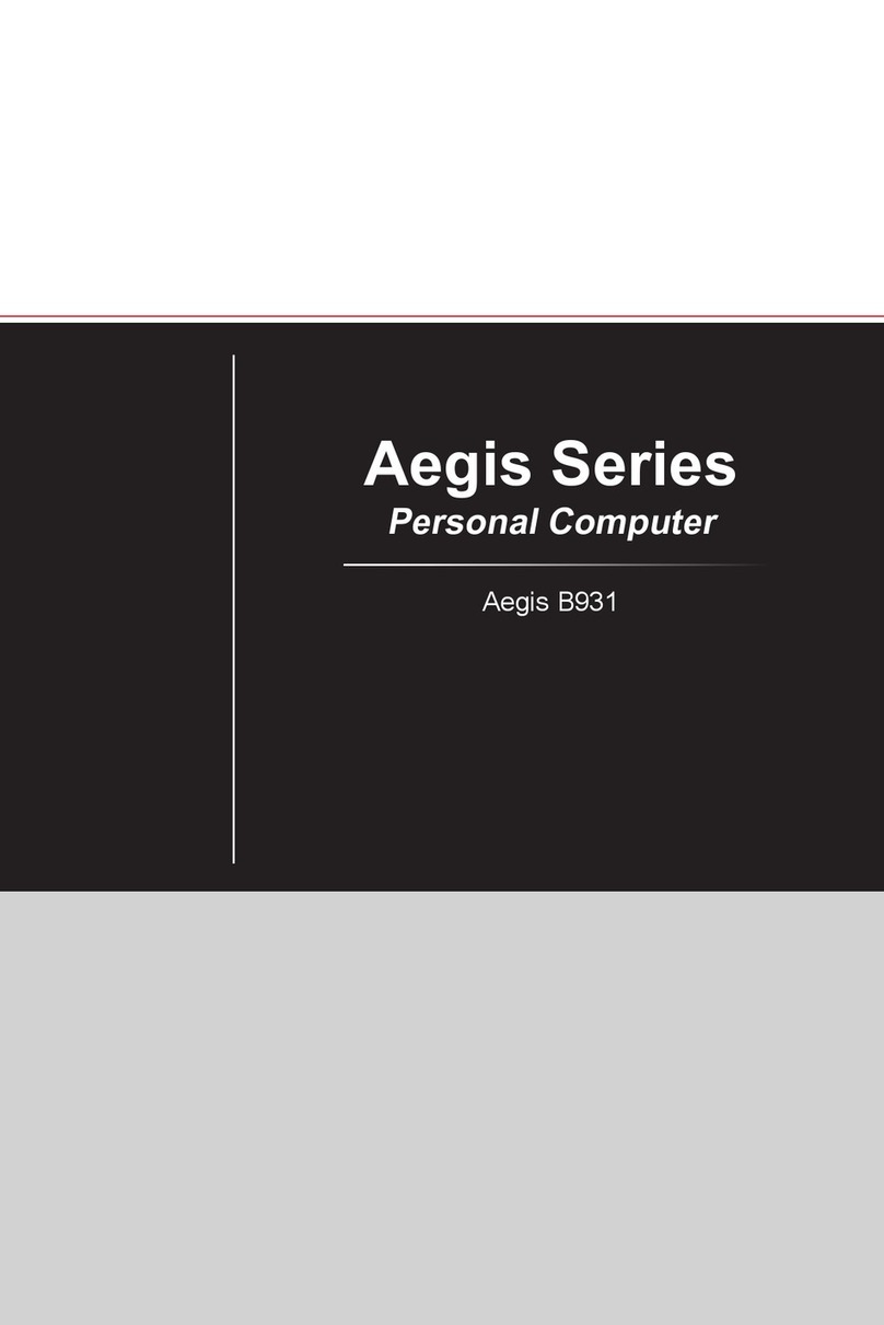 MSI MEG Aegis Series User manual