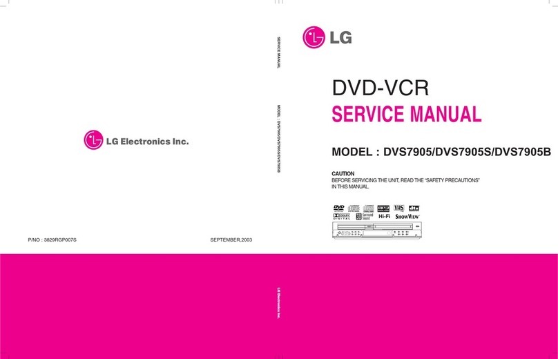 LG DVS7905 Service manual