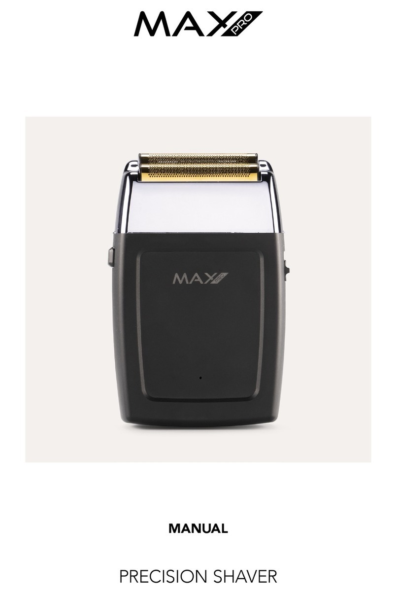 Max Pro PRECISION SHAVER manual