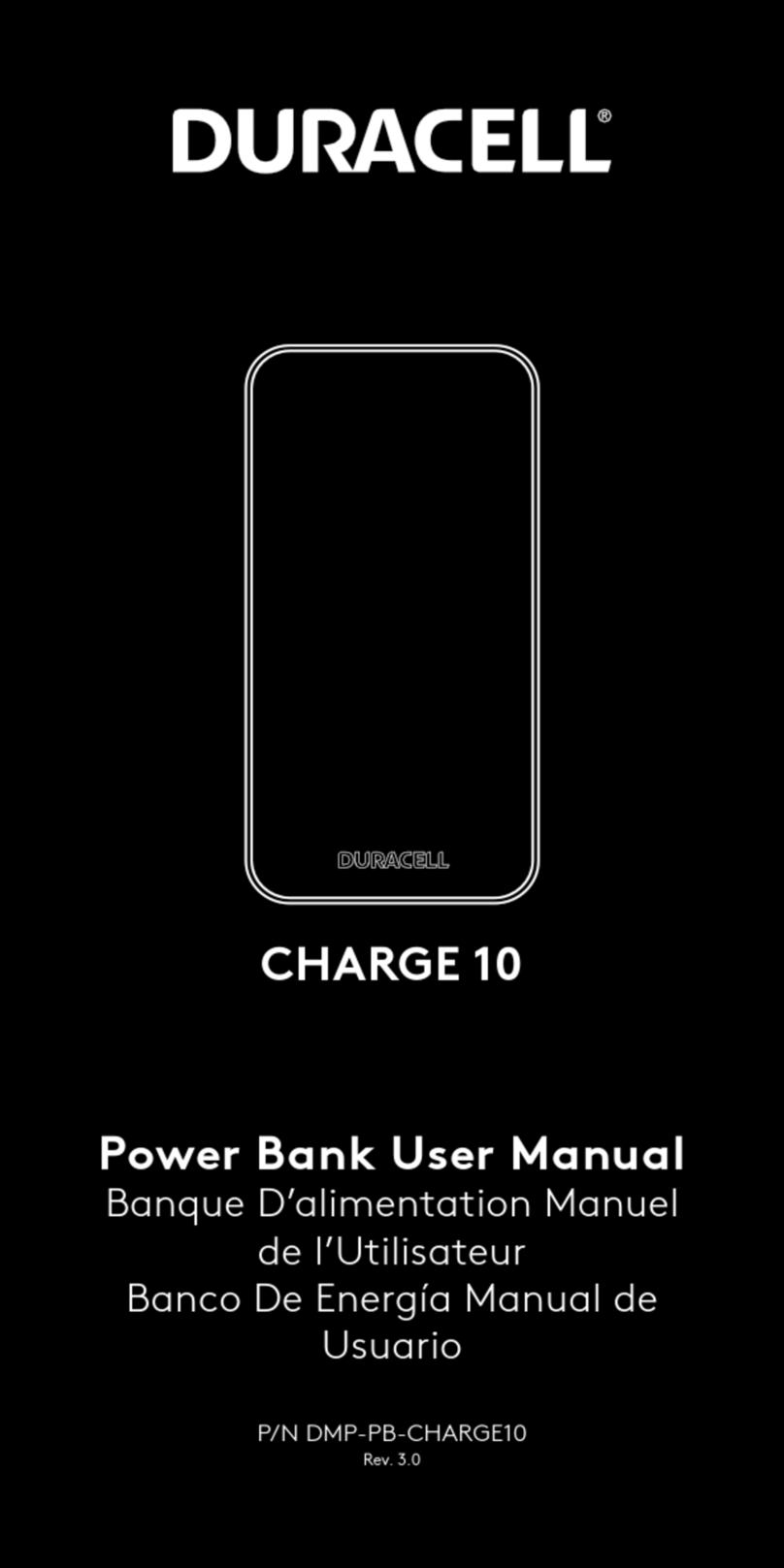 Duracell CHARGE 10 User manual