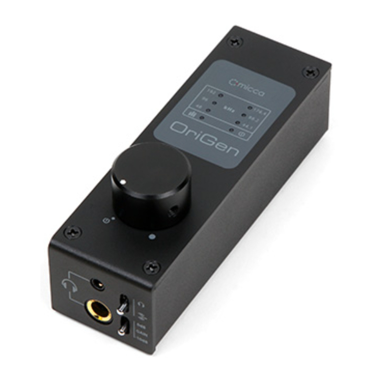Micca OriGen G2 user manual