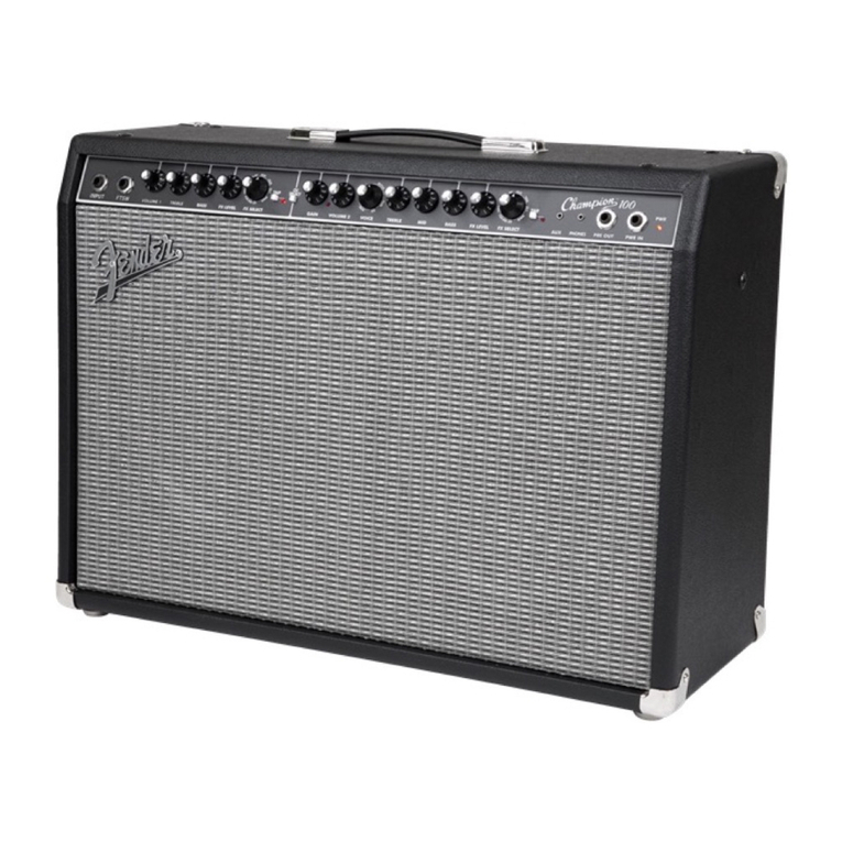 Fender Champion 100 user manual