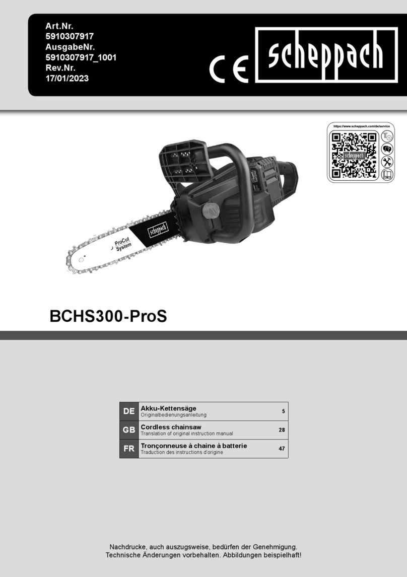 Scheppach BCHS300-ProS Instructions for use