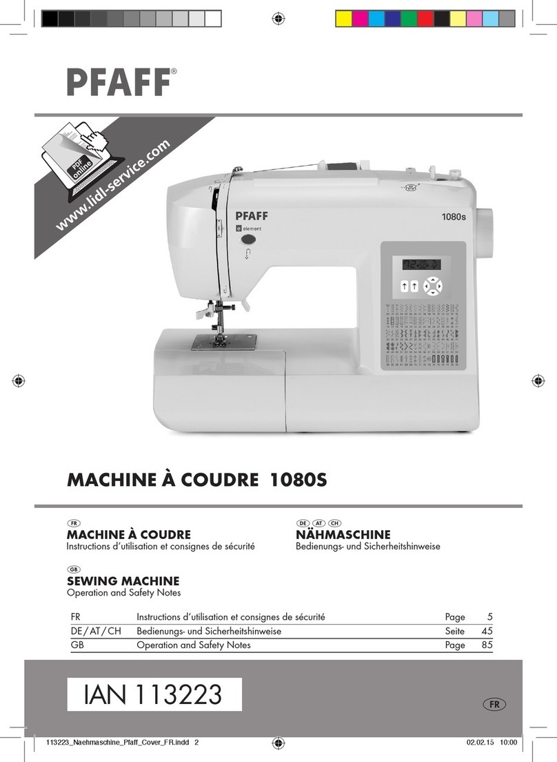 Pfaff 1080S User manual